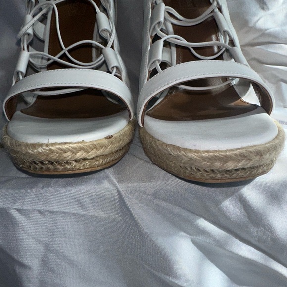 Cute white straps wedges!! - Picture 4 of 5